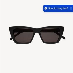 Saint Laurent Black Square Sunglasses
